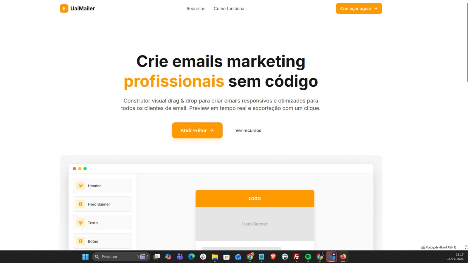 UaiMailer - AI Email Builder SaaS